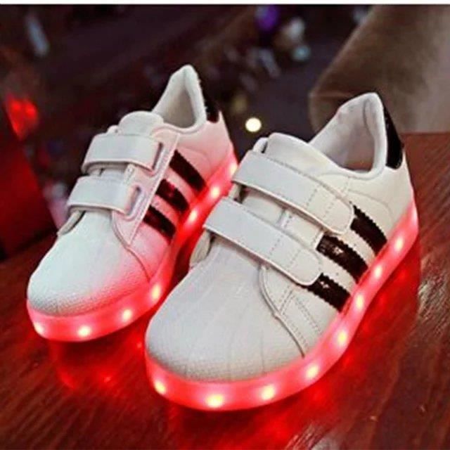 Superstar Chaussures Enfant Led Lighting Coul 7 0nPwOX8k