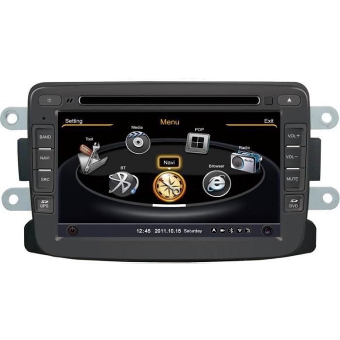 Autoradio GPS bluetooth Dacia Duster, Dokker, Lodgy & Sandero Achat