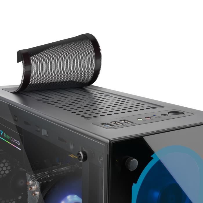 Mars Gaming MCG RGB, Boîtier Midi-tour, PC,1