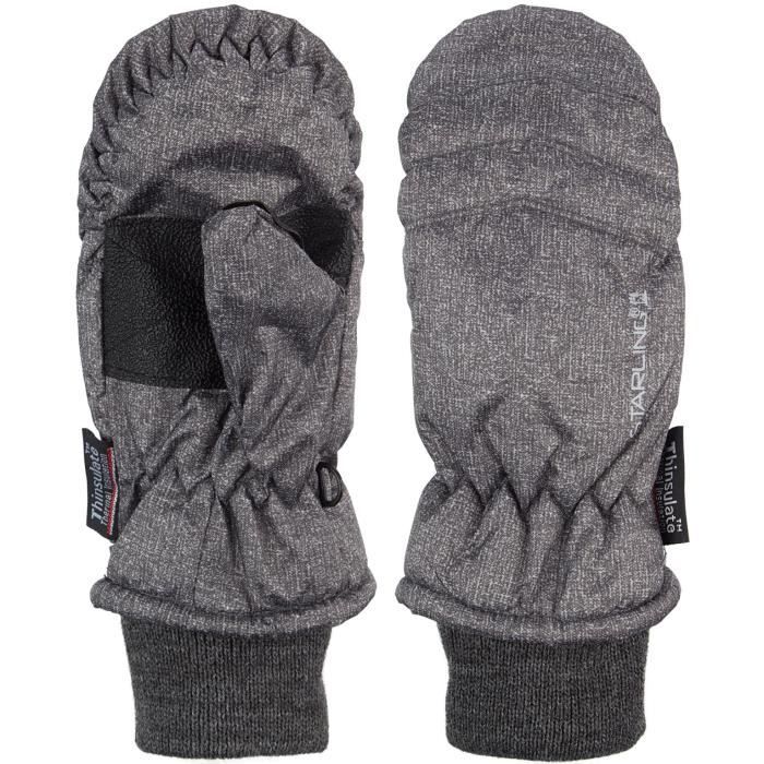 STARLING Moufles de Ski Enfant Mixte - Gris