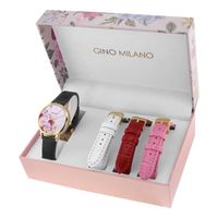 PACK MONTRE GINO MILANO MWF17-178G Coffret Montre et 3 Bracele PACK MONTRE GINO MILANO MWF17-178G Coffret Montre et 3 Bracele