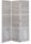 Paravent 3 panneaux gris en bois 120x170cm PAR0602