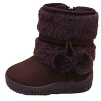 BOTTE huadedu Fille Boule Coton Mode Hiver Bébé Enfant BOTTE huadedu Fille Boule Coton Mode Hiver Bébé Enfant