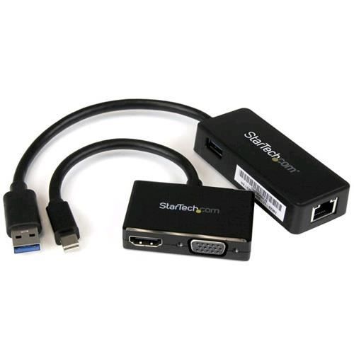 StarTech.com Kit d'adaptateurs 2-en-1 pour Microsoft Surface Pro (MSTS3MDPUGBK)