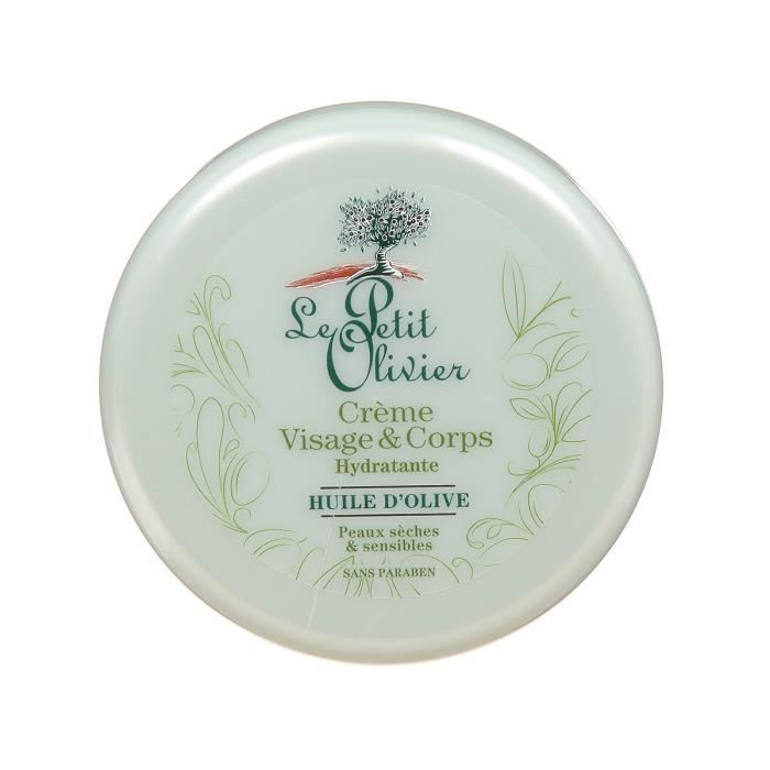 LE PETIT OLIVIER Crème Visage et Corps Hydratante Huile d'Olive - 125ml