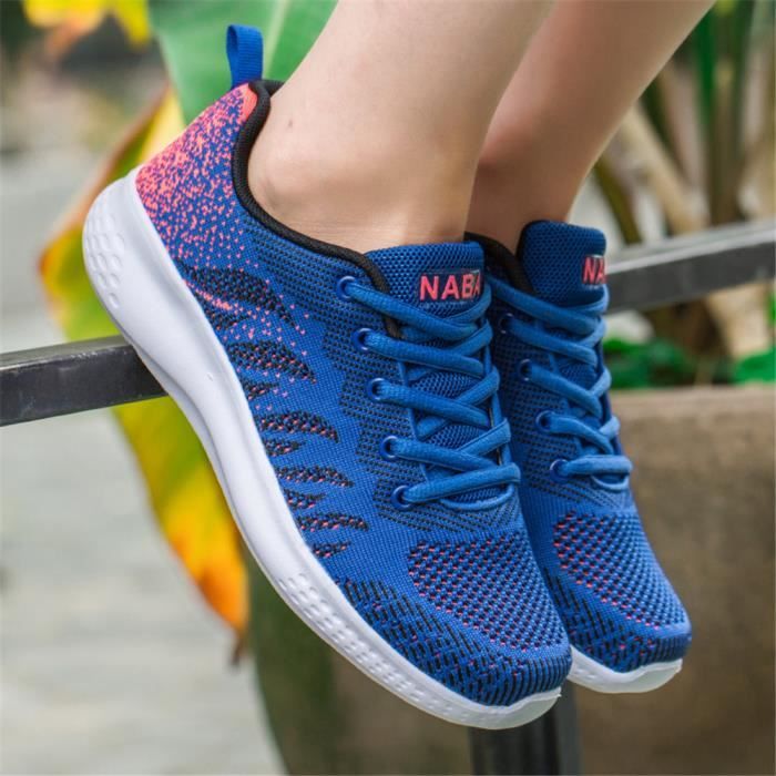 Durable Bleu Chaussures gris Mode Nouvelle Sneakers Femme Extravagant Qualité Entreprise Sandales Supérieureantidérapant SwqIvqn6