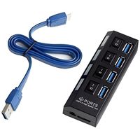HUB Multiprise USB 3.0 avec 4 ports avec indicateur LE HUB Multiprise USB 3.0 avec 4 ports avec indicateur LE