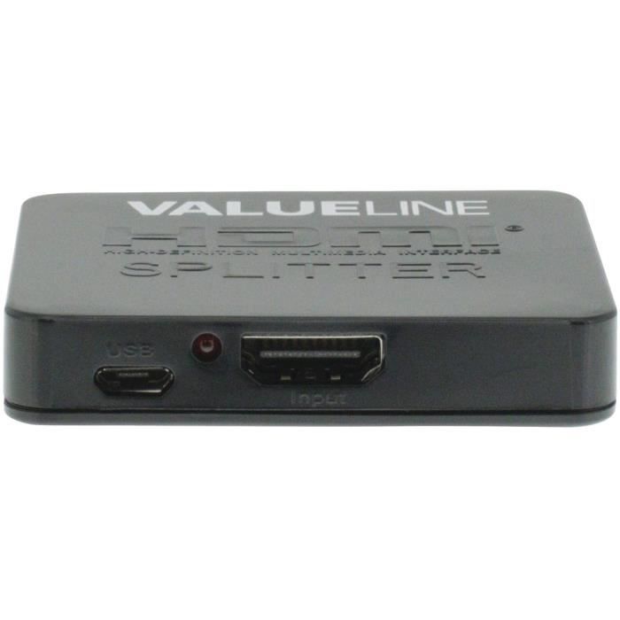 VALUELINE VLVSP3402 Répartiteur HDMI - 2 directions