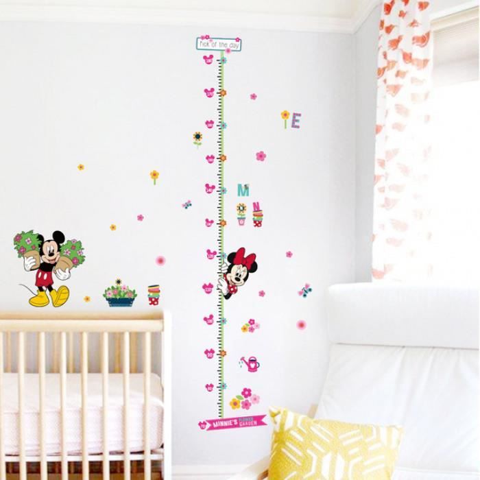 Mickey Minnie Mouse Autocollant Mural Decal Nursery Enfants Filles Chambre Stickers Muraux Decorations Enfants