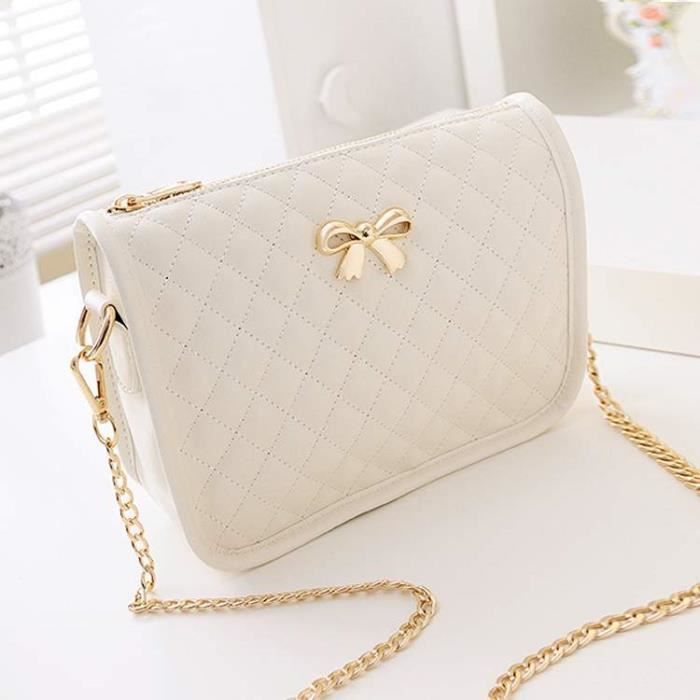 à matelassé avec main synthétique Sac papillon noeud bandouli Sac Mode cuir femmes Vente en avec chaîne matelassé avec sac en Achat bandoulière Nouveau FxxASq