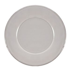 COTE TABLE Lot de 6 assiettes ? dessert diam?tre 23,5 cm gris
