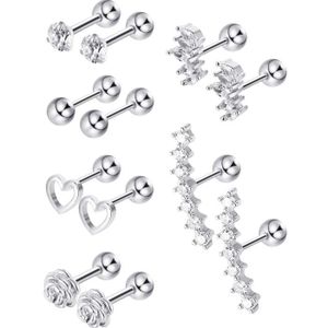 Boucle d/'oreille en acier inoxydable cartilage tragus Helix boucles d/'oreillesRK