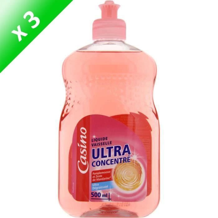 Liquides vaisselle Pamplemousse - 500 ml - Lot de 3