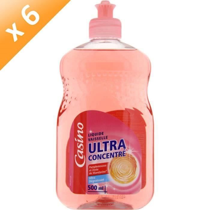 Liquides vaisselle Pamplemousse - 500 ml - Lot de 6