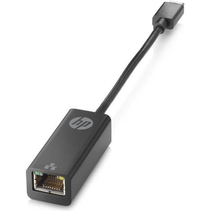 HP Adaptateur USB C a RJ45 Noir