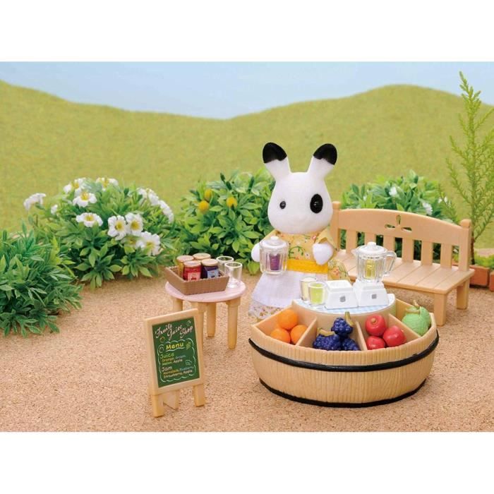 SYLVANIAN FAMILIES 4478 Bar à Jus de Fruits+Figurine