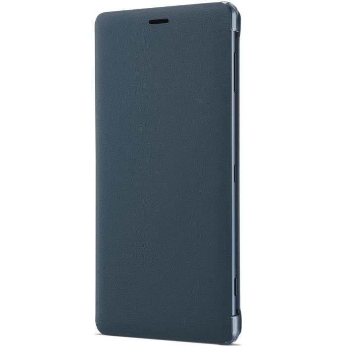 Sony Style Etui Cover Stand pour Xperia XZ2 Bleu/ Vert
