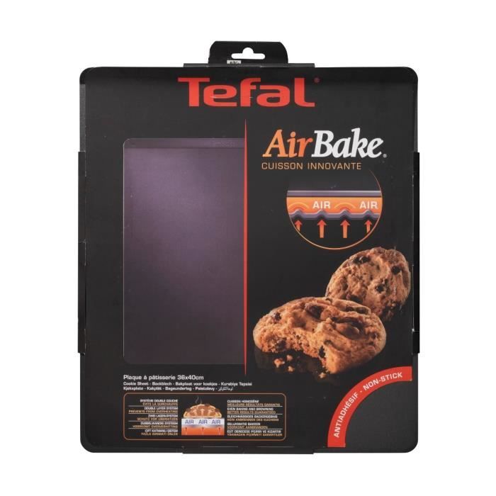 TEFAL AIRBAKE Plaque à pâtisserie J0824114 36x40cm chocolat
