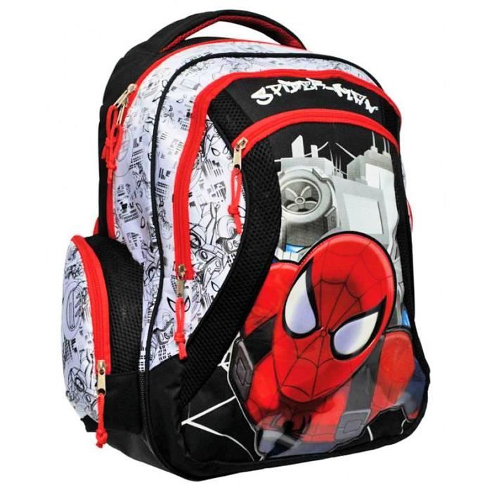 Grand cCARTABLE / sac à dos pour l'école SPIDERMAN garçon ...