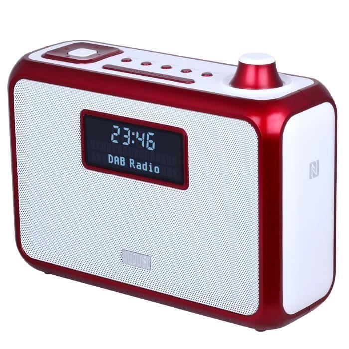 Poste Radio FM RNT/DAB+ Portable AUGUST MB400 Radio avec Haut