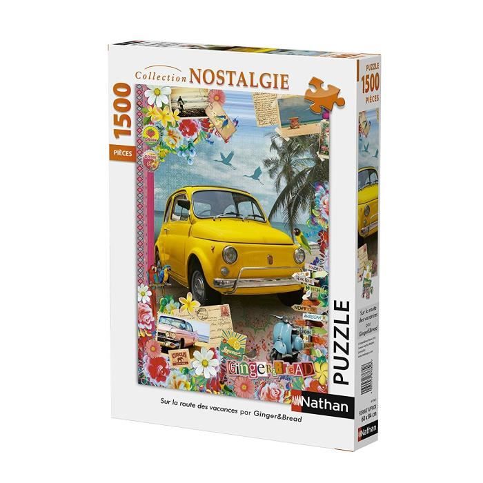 Puzzle Sur la Route des Vacances 1500 pcs