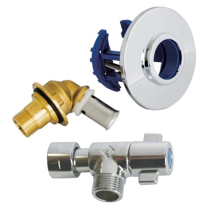 SOMATHERM Raccord Robinet wc - pour tube PER - Ø 12 - Raccord a sertir PER