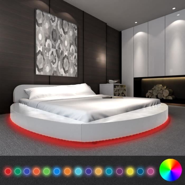 Lit Rond 200x200 Achat Vente Pas Cher