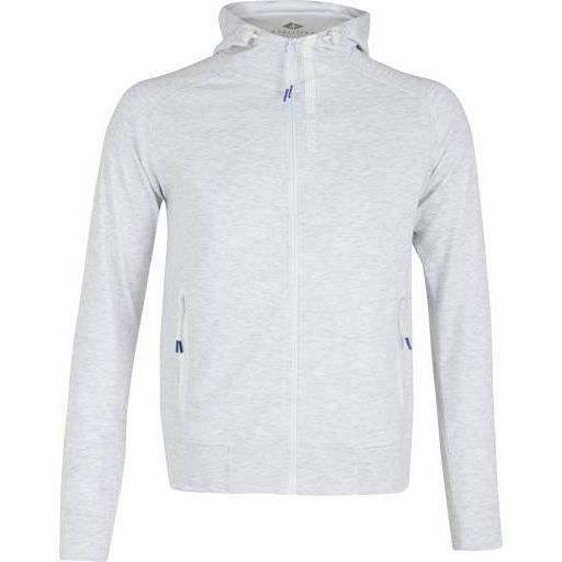 ATHLI-TECH Sweat Charlot - Homme - Capuche Zip - Gris/Clair