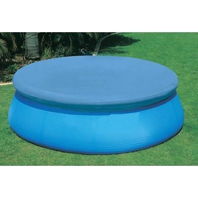 Bache 4 saisons pour piscine autostable diam 366 . Fixation par corde