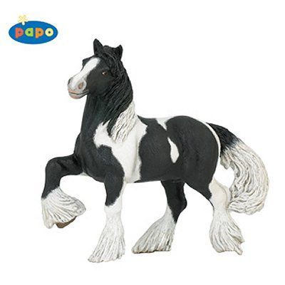 Cheval Cob IrlandaisFigurine peinte à la main.Dimensions  H 12 x L