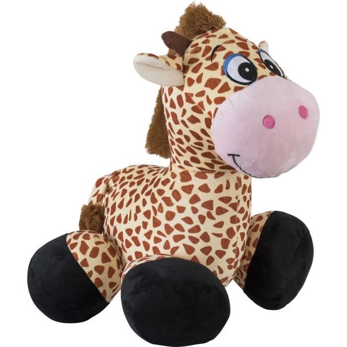 INFLATE-A-MALS Peluche gonflable Girafe chevauchable 45cm - Ultra résistante