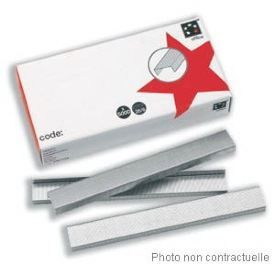 Agrafes n°SP 19 1/4 5* en boite de 5000   Agrafes n°SP 19 1/4 5* en