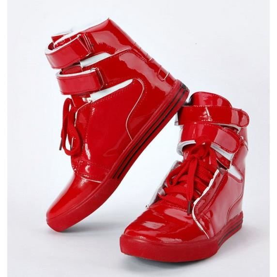 Vente Montantes Baskets Achat Street Swag Rouge Hip Hop Sxxdp0v