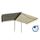Store double pente motorisé 6x3x2 m - Toile beige