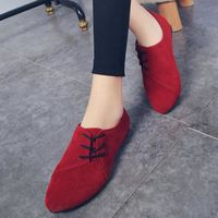DERBY Les femmes lacent les chaussures plates de tête de DERBY Les femmes lacent les chaussures plates de tête de