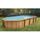 UBBINK Piscine ovale en bois Maldives 820x400x130c