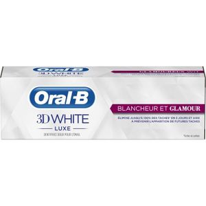 ORAL B 3D White Luxe Éclat et Glamour 75ml ORAL B 3D White Luxe Éclat et Glamour 75ml