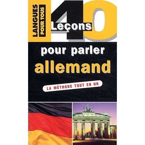 40 lecons pour parler allemand   Achat / Vente livre Collectif pas