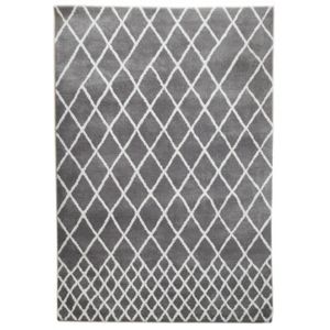 TAPIS Descente de lit style berbère Indra gris clair 60 