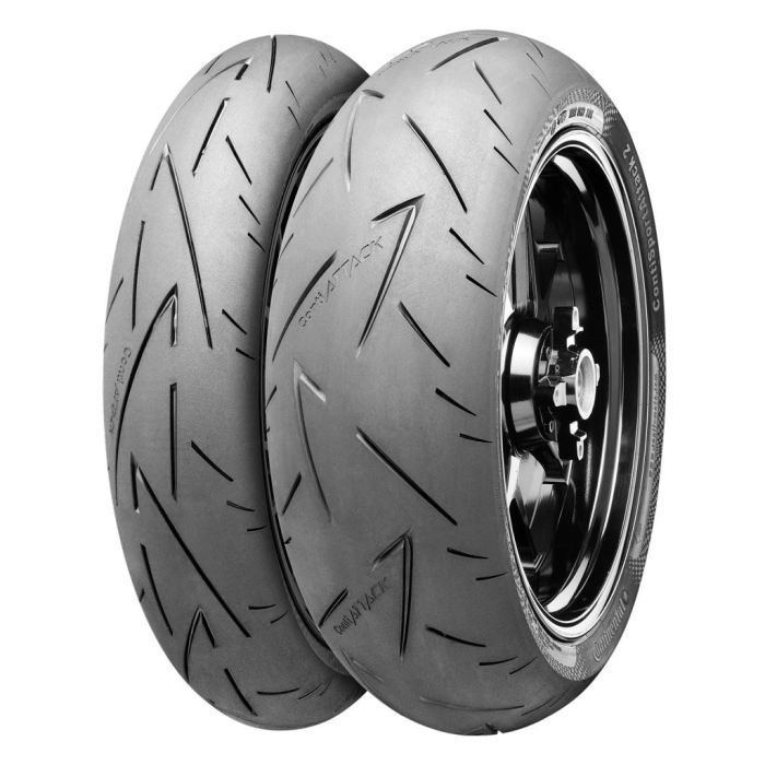 CONTINENTAL 190/50 ZR17 73W Sport Attack 2 C Pneu Moto Route