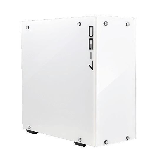 EVGA Boitier PC Gaming DG-75 - Blanc Alpin - Mid-Tower - 2 côtés en verre trempé - 156-F1-2022-KR