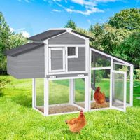 POULAILLER Poulailler Comfort gris avec Pondoir en Bois 99,00 POULAILLER Poulailler Comfort gris avec Pondoir en Bois 99,00
