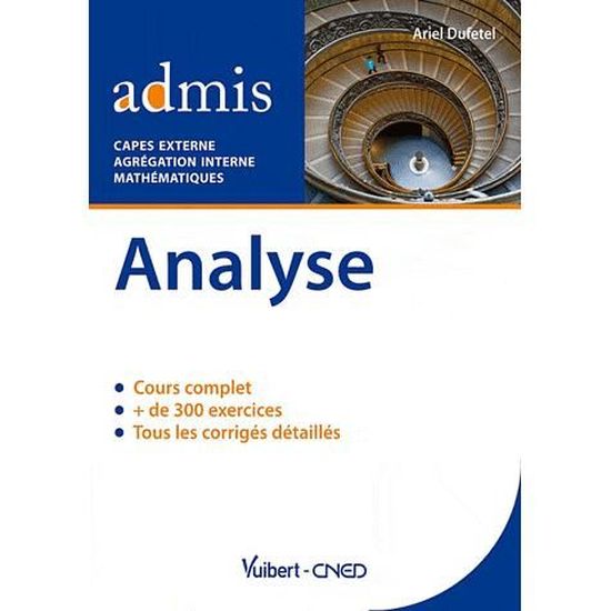 Analyse Cours Et Exercices Corrigés Mathématique - 