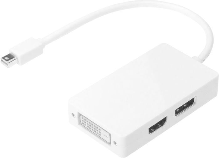 Adaptateur mini Display Port mâle / HDMI + DVI + Display Port femelle
