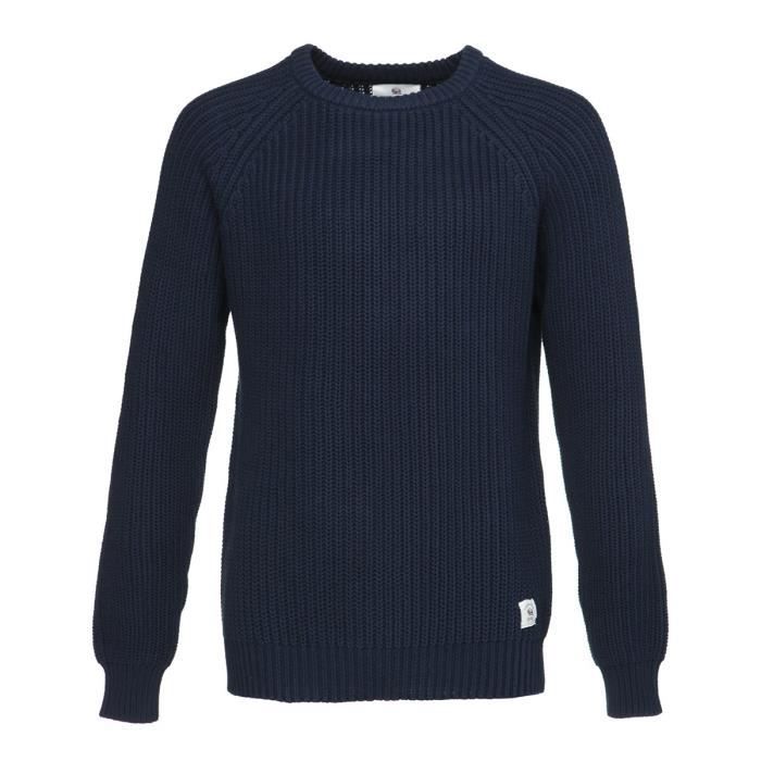 BELLFIELD Pull Albrecht - Homme - Bleu marine