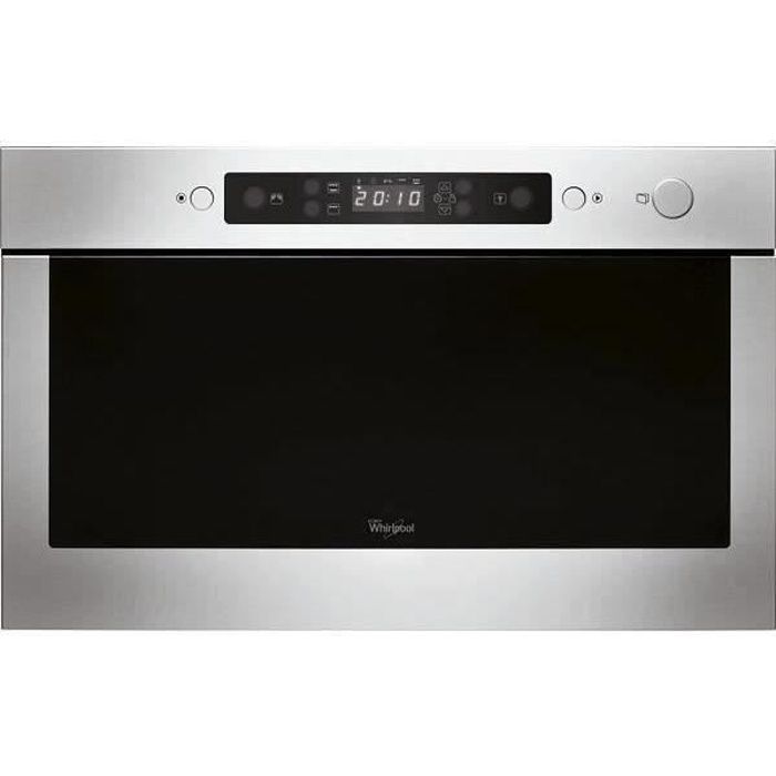 WHIRLPOOL AMW423IX - Micro-ondes encastrable - 22L - 750W - Gris