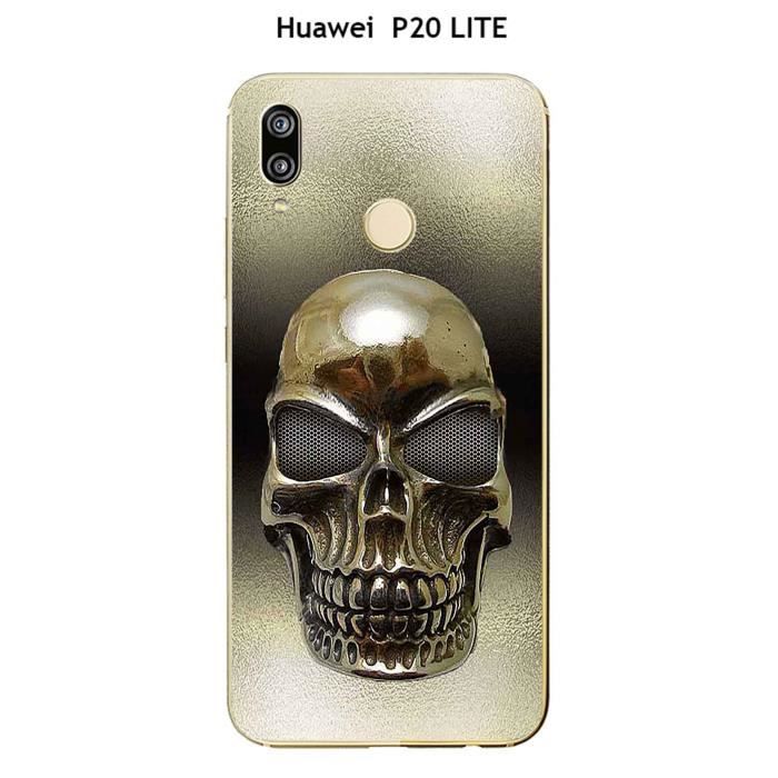 coque huawei p20 tete de mort