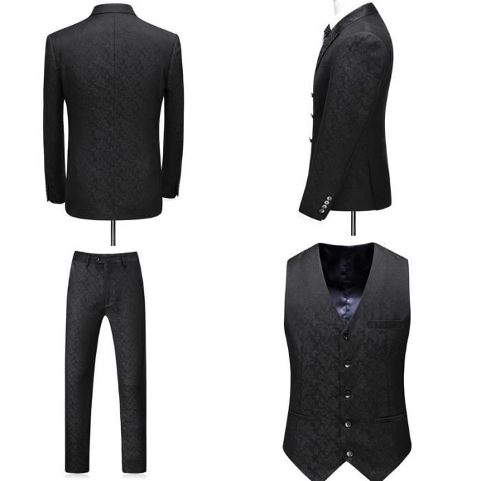 Daffaires Homme Grande Marque Pièces Slim Coréen Trois