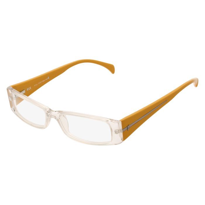 POLICE Monture de Lunettes de vue Femme Jaune   Achat / Vente LUNETTES