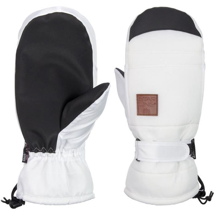 STARLING Moufles de Ski Adulte - Blanc